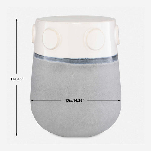 Uttermost Mulvane Ceramic Garden Stool