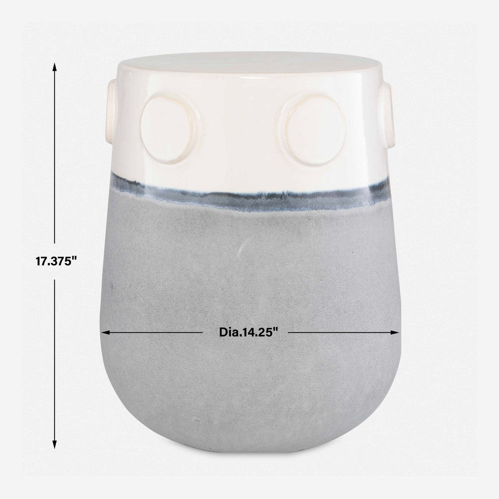 Uttermost Mulvane Ceramic Garden Stool