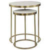 Uttermost 50007 Aragon - Nesting Table (Set of 2)-24 Inches Tall and 19.5 Inches Wide UT-50007