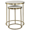 Uttermost Aragon White Nesting Tables Set/2 UT-50007