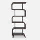 Uttermost 50009 Bia - Etagere-80 Inches Tall and 32 Inches Wide Finish Color: Mahogany/Chocolate/Bronze