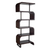 Uttermost 50009 Bia - Etagere-80 Inches Tall and 32 Inches Wide Finish Color: Mahogany/Chocolate/Bronze