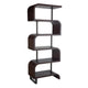 Uttermost 50009 Bia - Etagere-80 Inches Tall and 32 Inches Wide Finish Color: Mahogany/Chocolate/Bronze