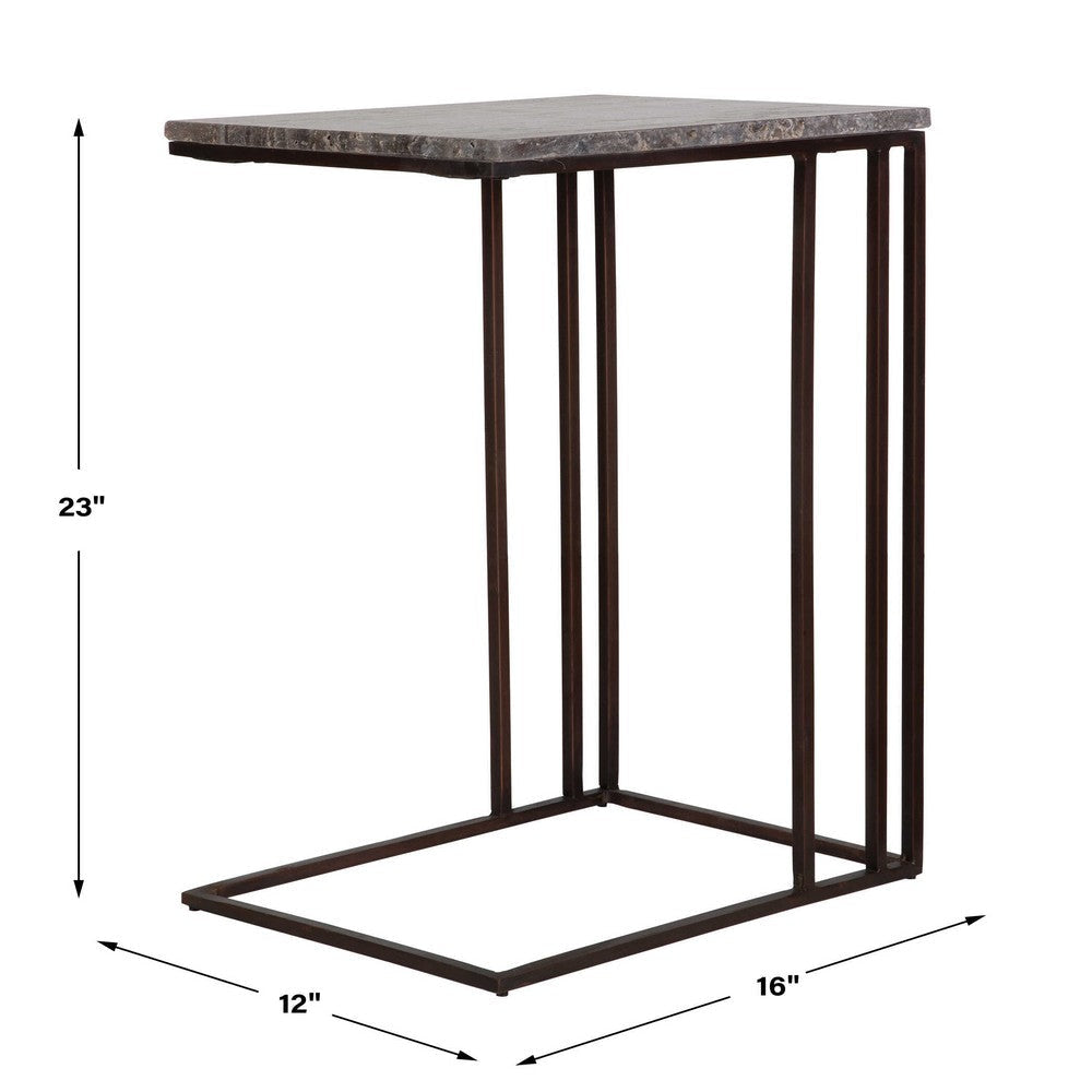 Uttermost Theodore Travertine Accent Table UT-50011