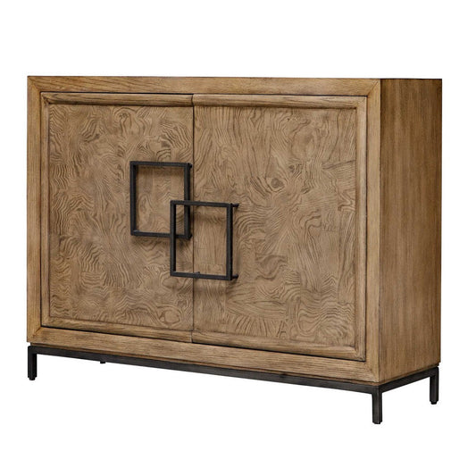 Uttermost Paltrow Burl 2 Door Cabinet