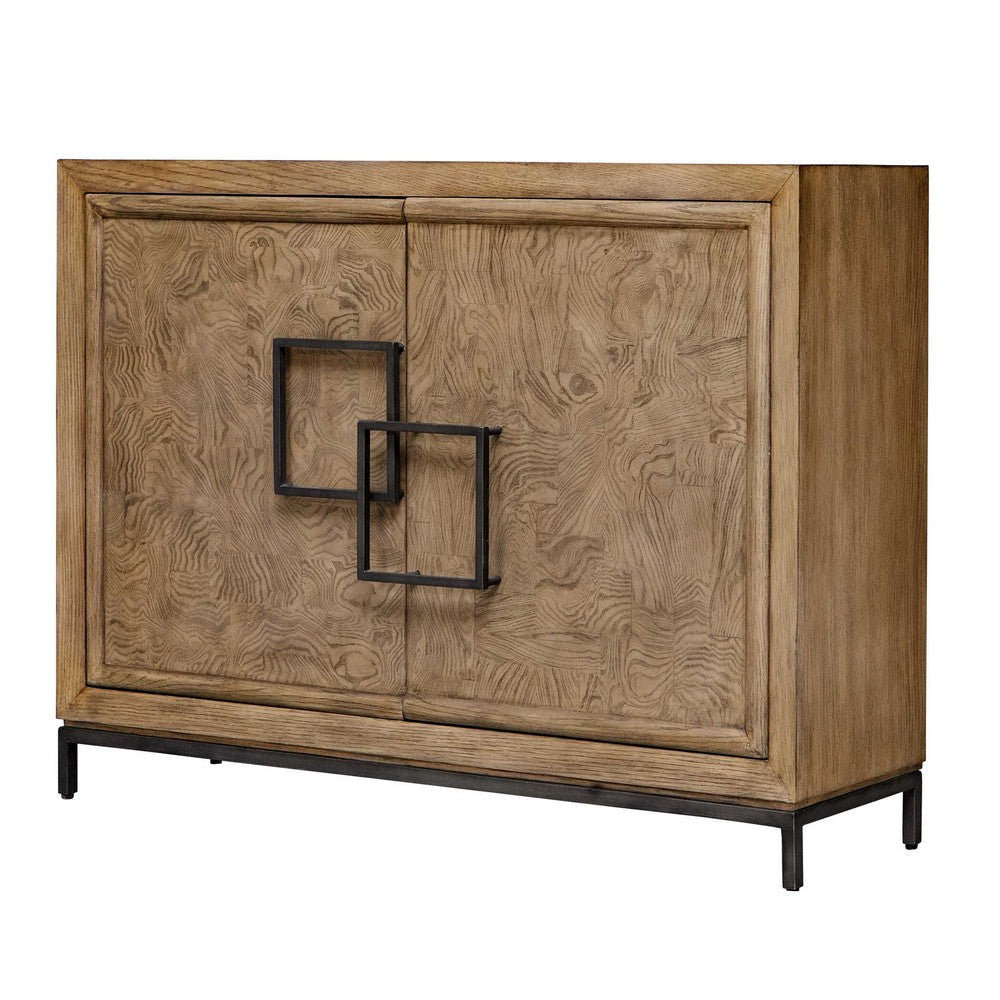 Uttermost Paltrow Burl 2 Door Cabinet