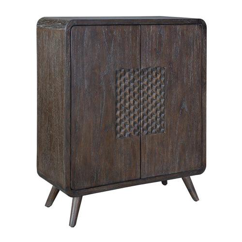 Uttermost Hausen 2 Door Mid-Century Cabinet