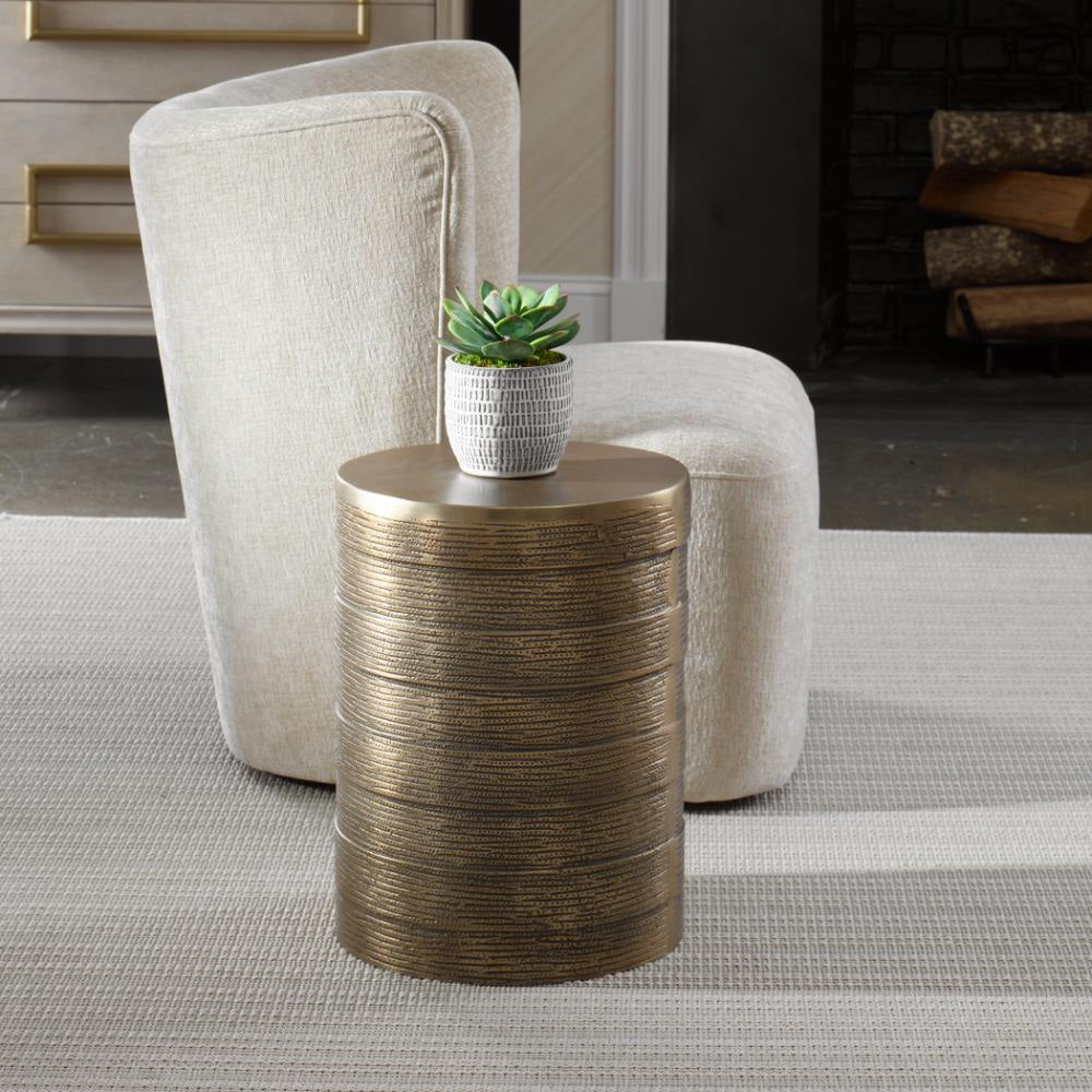 Uttermost 50015 Odin - Accent Table-17 Inches Tall and 13.5 Inches Wide