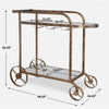Uttermost Carrinho Antique Brass Bar Cart UT-50016