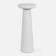 Uttermost Lirra White Marble Drink Table UT-50021