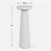 Uttermost Lirra White Marble Drink Table UT-50021