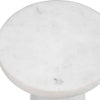 Uttermost Lirra White Marble Drink Table UT-50021
