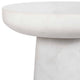 Uttermost Lirra White Marble Drink Table UT-50021
