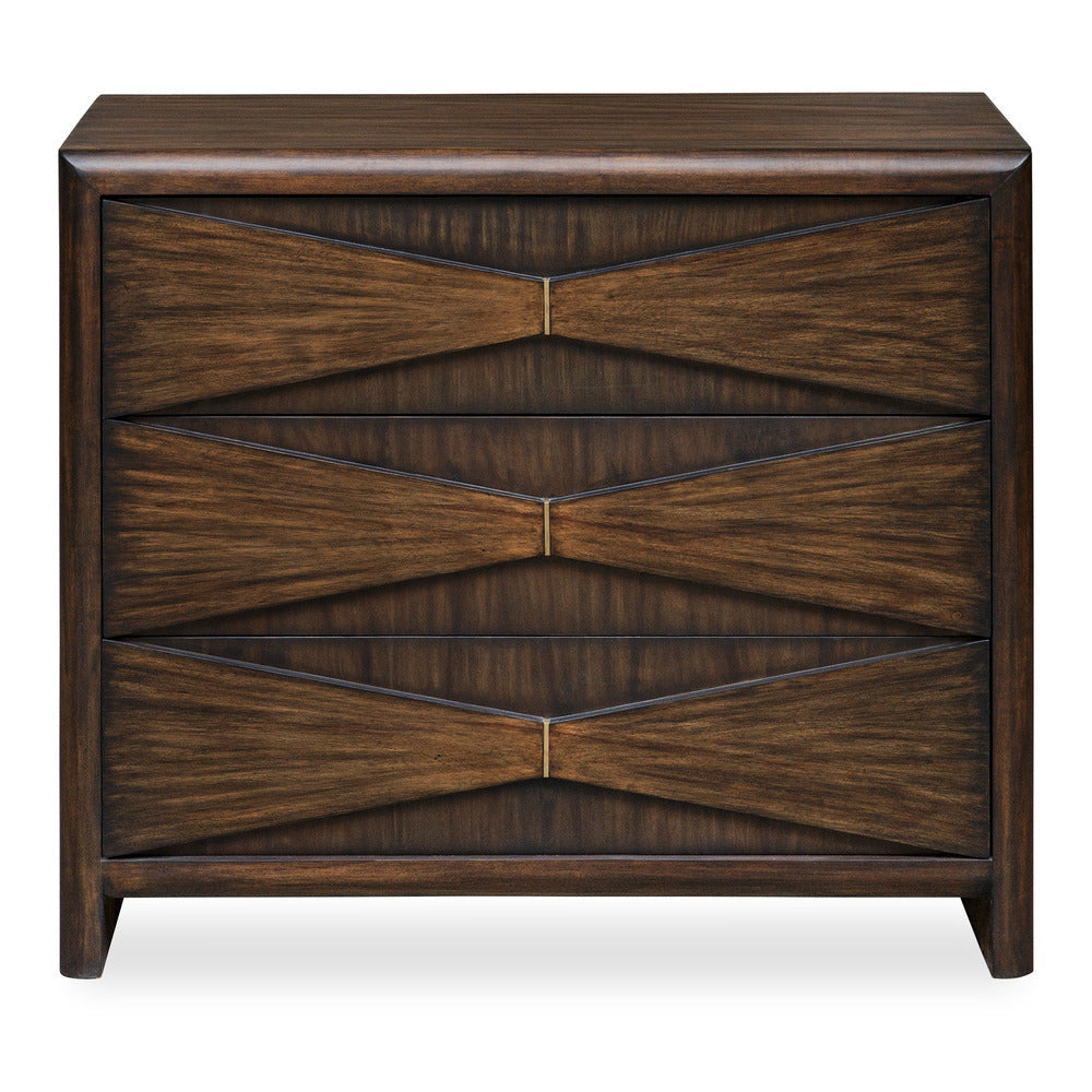 Uttermost Bowtie 3 Drawer Mid-Century Chest UT-50053