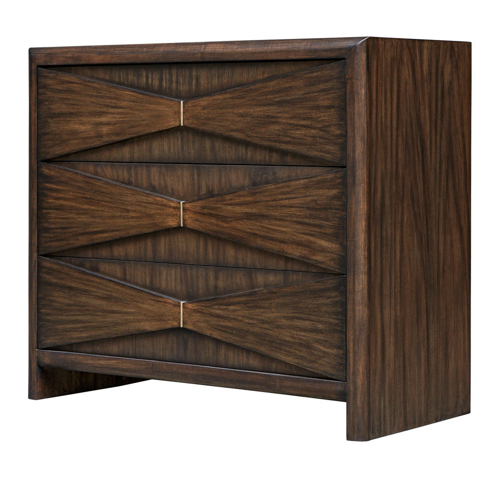 Uttermost Bowtie 3 Drawer Mid-Century Chest UT-50053
