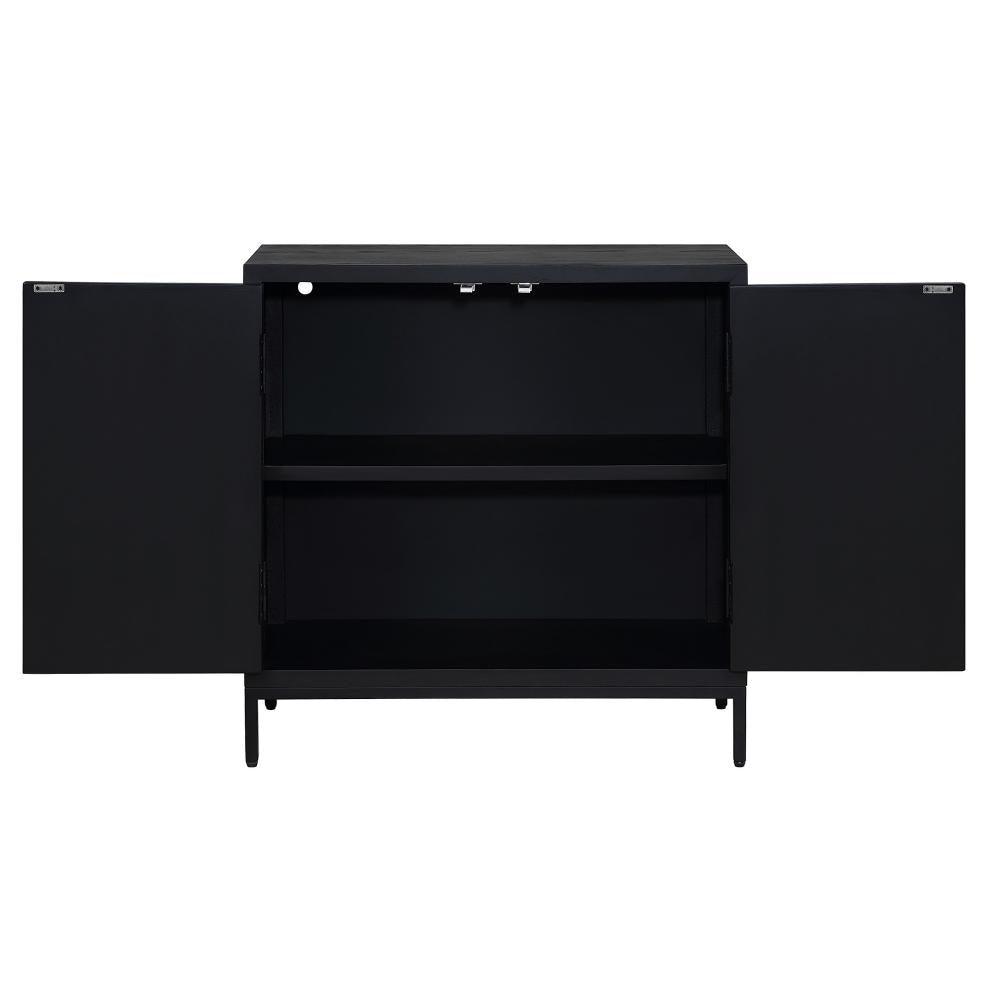 Uttermost Beswick Black 2 Door Cabinet UT-50063