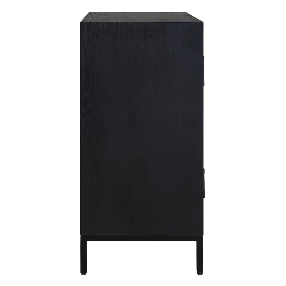 Uttermost Beswick Black 2 Door Cabinet UT-50063