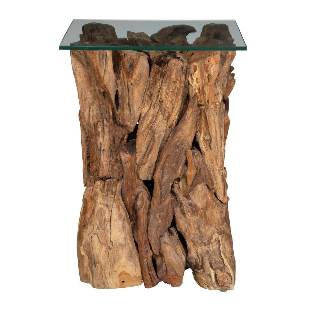 Uttermost Rozel Teak Wood End Table UT-50064