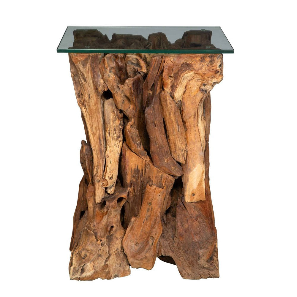Uttermost Rozel Teak Wood End Table UT-50064