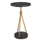 Uttermost Rosston Black Marble Accent Table UT-50066