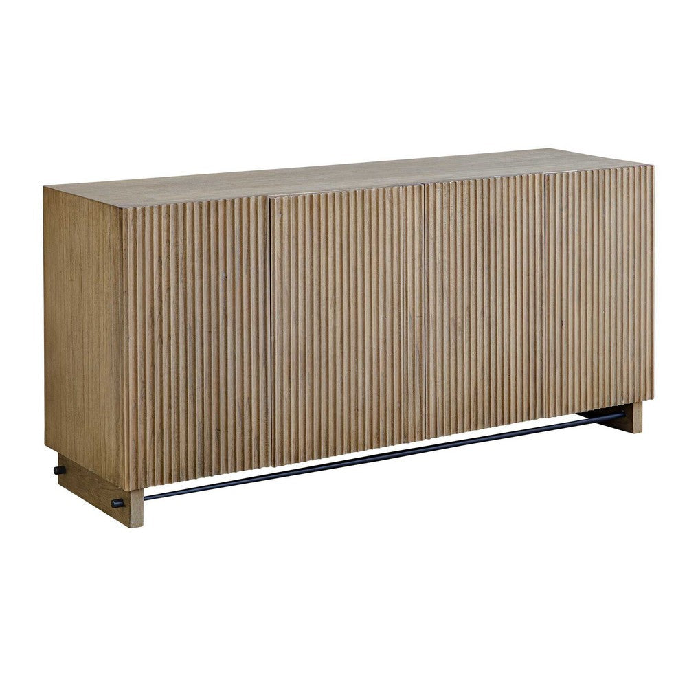 Uttermost Kellem Natural Wood 4 Door Cabinet UT-50069