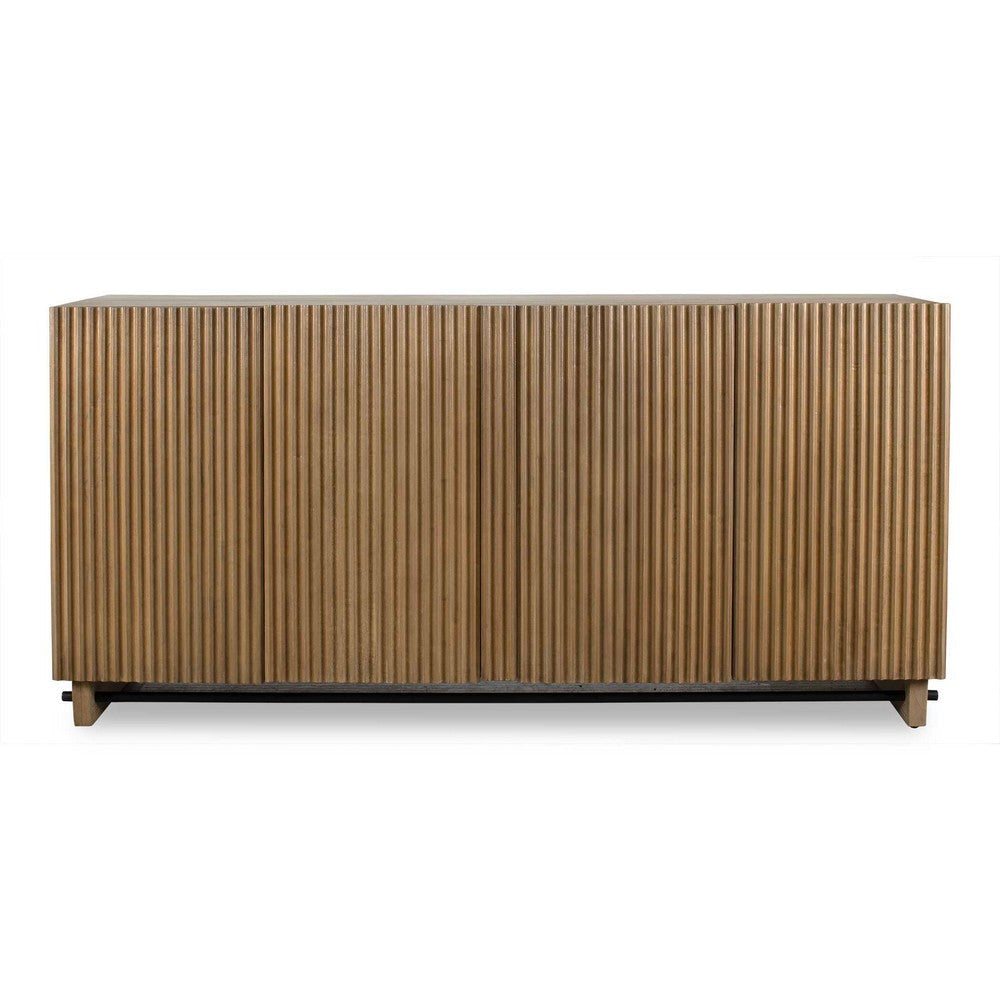 Uttermost Kellem Natural Wood 4 Door Cabinet UT-50069