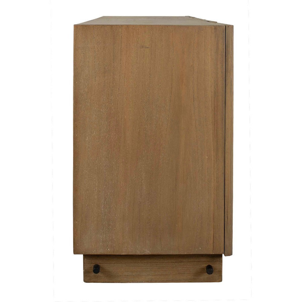 Uttermost Kellem Natural Wood 4 Door Cabinet