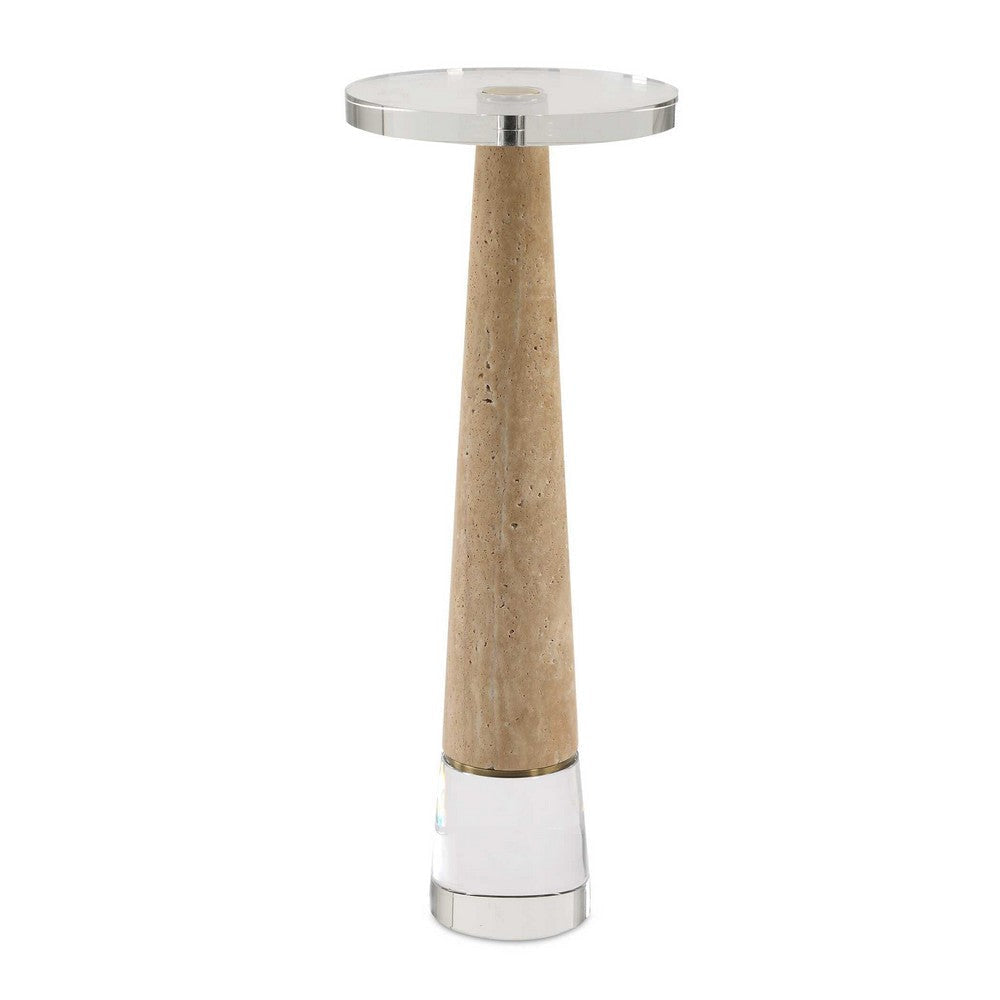 Uttermost Niari Travertine Drink Table UT-50076