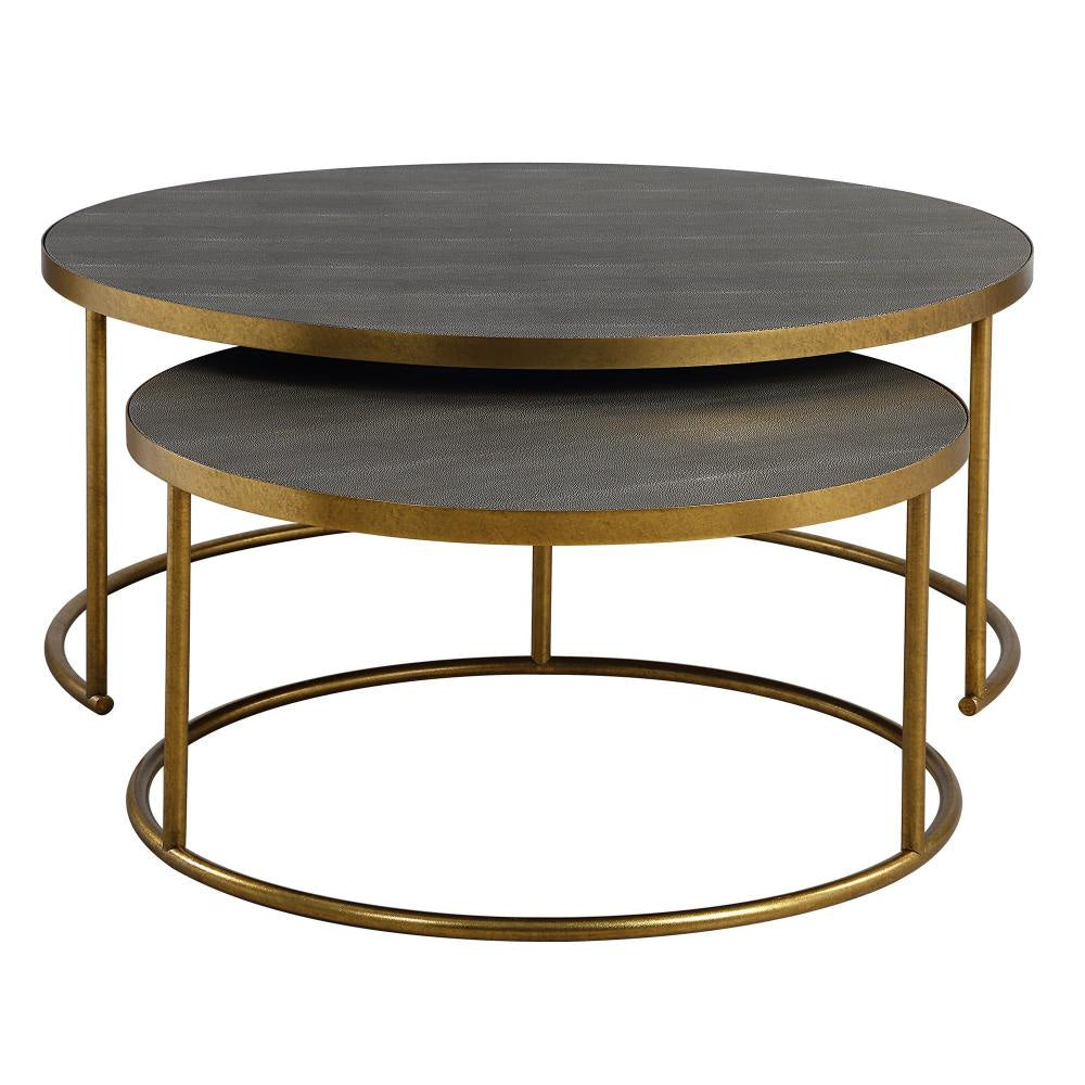 Uttermost 50080 Aragon - Coffee Table (Set of 2)-17.5 Inches Tall and 40 Inches Wide UT-50080