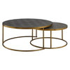 Uttermost 50080 Aragon - Coffee Table (Set of 2)-17.5 Inches Tall and 40 Inches Wide UT-50080