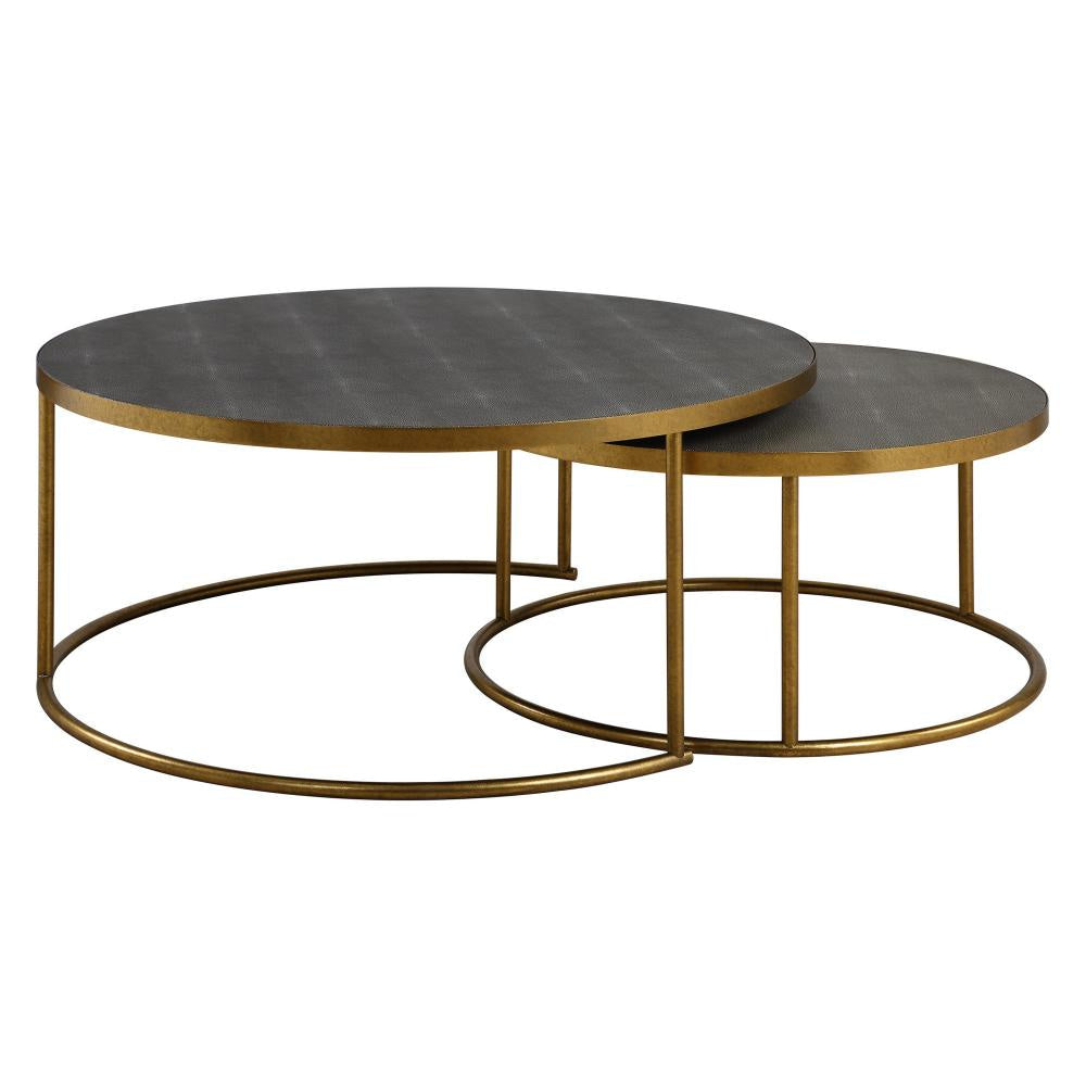 Uttermost 50080 Aragon - Coffee Table (Set of 2)-17.5 Inches Tall and 40 Inches Wide UT-50080