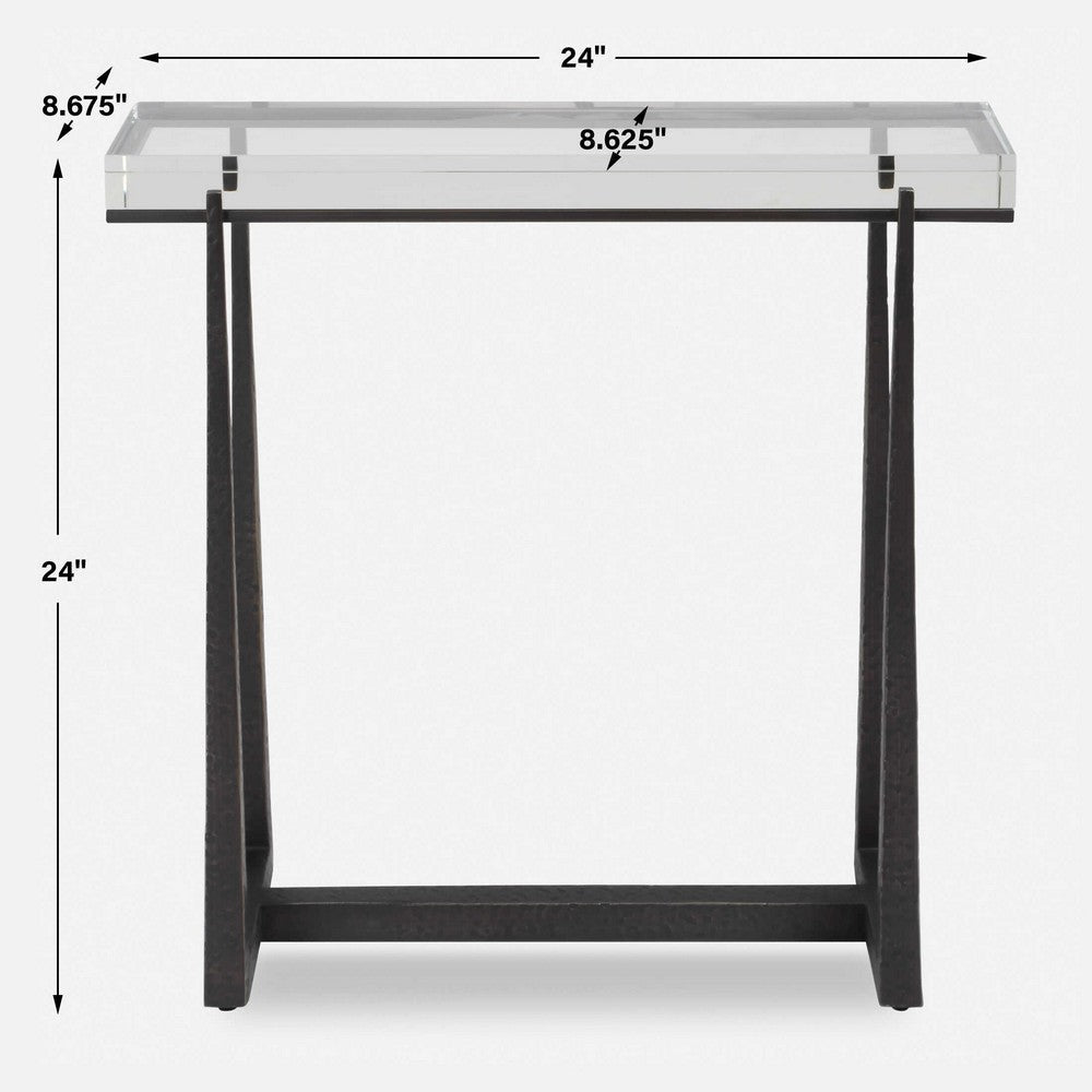 Uttermost Midas Bronze Accent Table