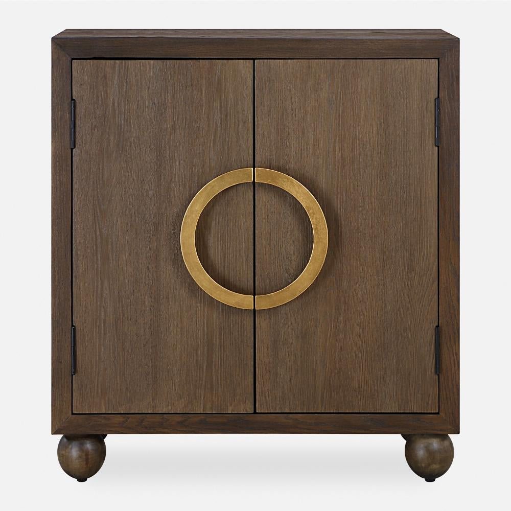Uttermost Mayenne 2 Door Oak Wood Cabinet UT-50090
