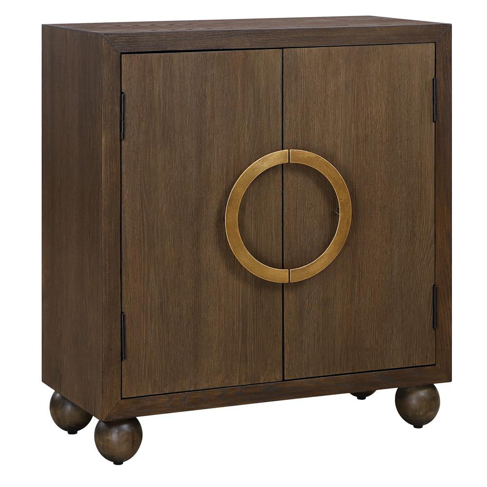 Uttermost Mayenne 2 Door Oak Wood Cabinet UT-50090
