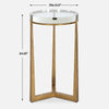 Uttermost Midas Antique Gold Accent Table UT-50091