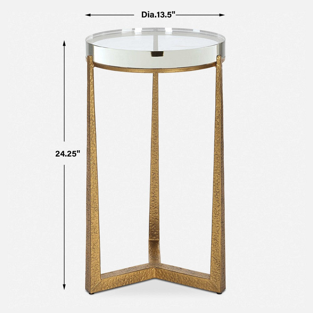 Uttermost Midas Antique Gold Accent Table UT-50091