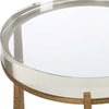 Uttermost Midas Antique Gold Accent Table