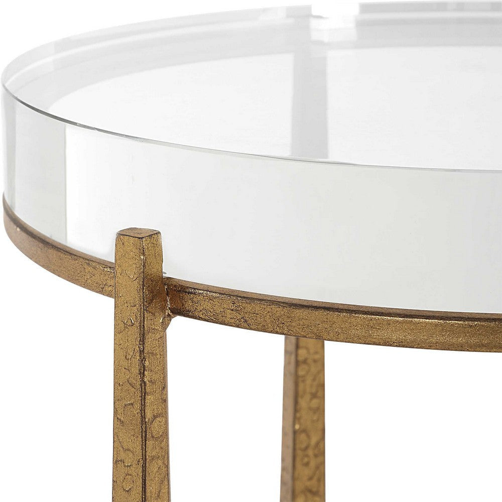 Uttermost Midas Antique Gold Accent Table UT-50091