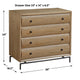 Uttermost Millard Curved 4 Drawer Chest UT-50122
