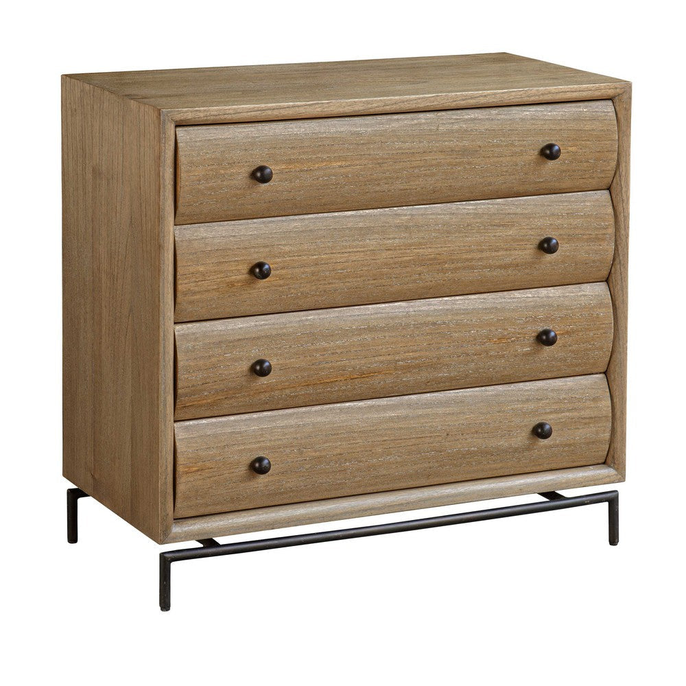 Uttermost Millard Curved 4 Drawer Chest UT-50122