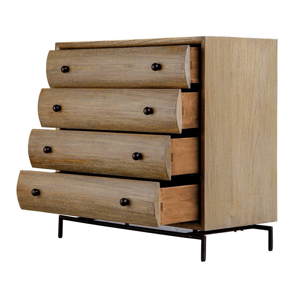 Uttermost Millard Curved 4 Drawer Chest UT-50122