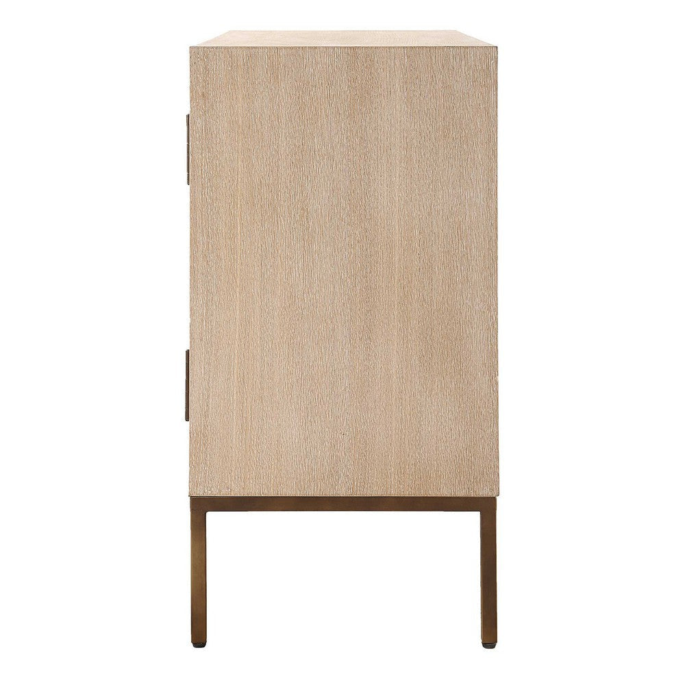 Uttermost Weimar 2 Door White Cabinet UT-50129