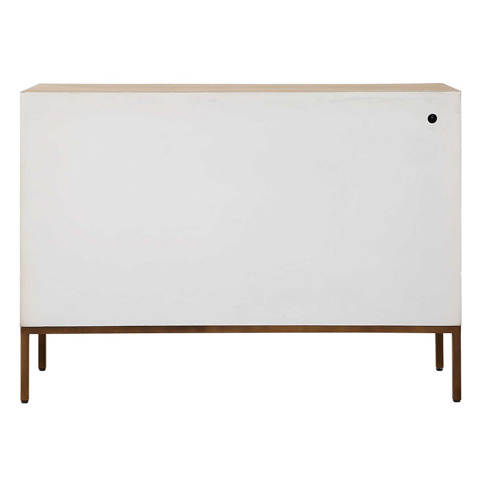 Uttermost Weimar 2 Door White Cabinet UT-50129