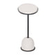Uttermost Morro White Marble Side Table UT-50135