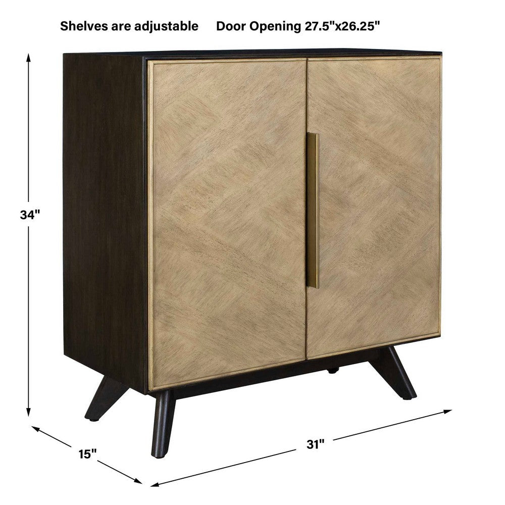 Uttermost Reina Modern 2 Door Cabinet UT-50137