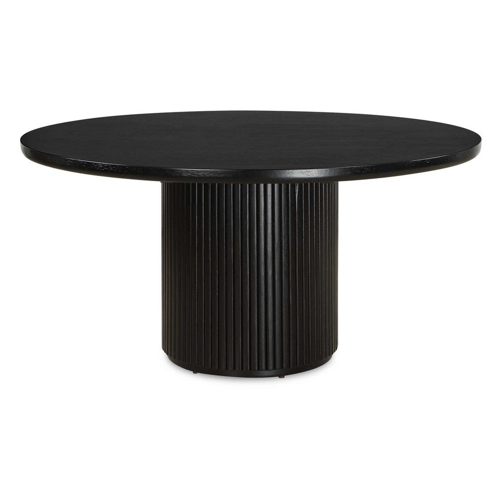 Uttermost Hersch Round Black Dining Table UT-50147