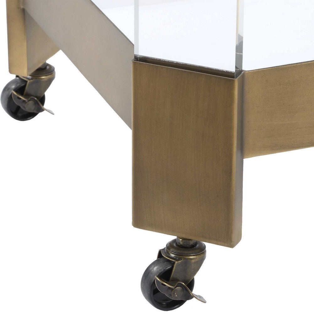 Uttermost Giselle Bronze Bar Cart UT-50156