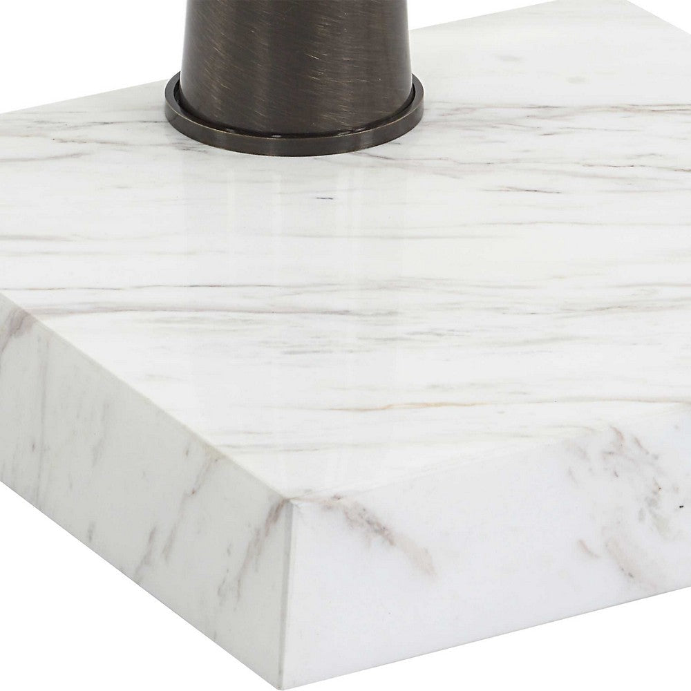 Uttermost Pelton Marble Glass Drink Table UT-50159