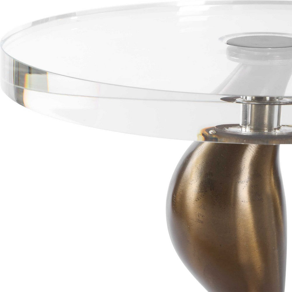 Uttermost Remolino Bronze Drink Table