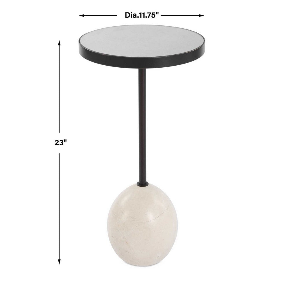 Uttermost Odesa Marble Accent Table
